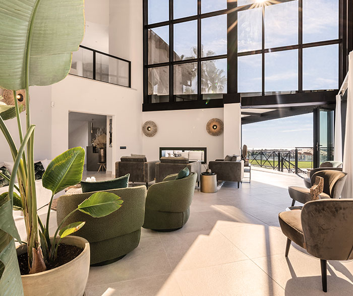 Sanctuary Marbella interior lounge Sanctuary Marbella interior lounge